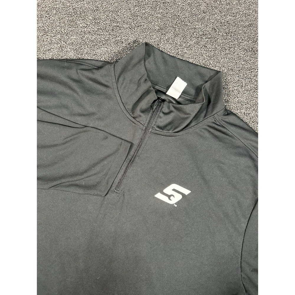 Snap-On Tools Quarter-Zip Performance Pullover Shirt Black Size XL Long Sleeve